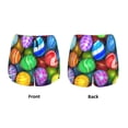 thumbnail image 3 of Daiia Colorful Easter Eggs1 Pattern Women's 2 in 1 Running Shorts - Lightweight Athletic Workout Gym Yoga Shorts Liner with Phone Pockets-Medium, 3 of 7