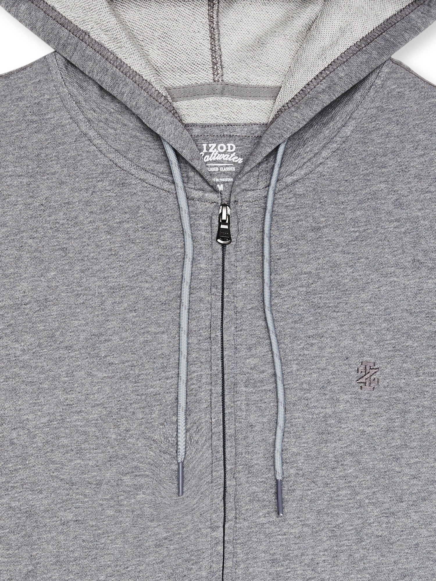 IZOD Men's Saltwater French Terry Full Zip Hoodie