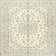 thumbnail image 1 of Ahgly Company Machine Washable Indoor Square Traditional Sage Green Area Rugs, 9' Square, 1 of 7