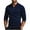 Navy Knit Sweaters for Men, variant on WAENQINLA Men's Quarter Zip Sweaters Slim Fit V Neck Casual Ribbed Knitted Pullover Tops Fall Winter Lightweight Golf Shirts Black L