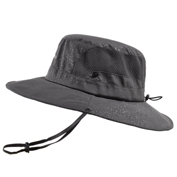 BODOAO Solid Color Bucket Hat for Women And Men Deep Crown Wide Brim Upf 50 Packable Sun Protection Bucket Hat Fisherman Hat Boonie Hat Unisex Bucket Hat Travel Hat Trendy Foldable Breathable Black