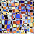 thumbnail image 2 of Metal Light Switch Plate Outlet Cover (Stained Glass Window Tile PatternGLA005), 2 of 15