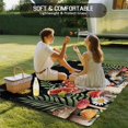 thumbnail image 4 of Spring Mushrooms Outdoor Rug for Patio/Deck/Porch, Non-Slip Large Area Rug 5 x 8 Ft, Farmhouse Pastoral Botanical Stars Rustic Indoor Outdoor Rugs Washable Area Rugs, Camping Rug Carpet Runner, 4 of 8