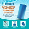 thumbnail image 2 of Hurricane 4 Pack HF5345-01M Elite Aseptic Pool Spa Filter Cartridge Replacement, 2 of 10