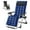 Blue, variant on Lilypelle Gravity Lounge Chair Zero Gravity Chair Folding Lounge Recliner Chairs with Cushion,Cup Holder,Pillow