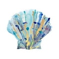thumbnail image 2 of Jin, Jing 15x15 White Modern Wood Framed Museum Art Print Titled - Sea Glass Nautilus, 2 of 4