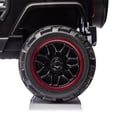 thumbnail image 5 of 24V - 2 Seater Ride on Toys for Toddlers with Remote, 80W 2WD, Rear suspension, Trunk storage, Portable pull rod, Searchlight, Bluetooth, USB, 3-8 Kids Electric Car, Black, 5 of 7