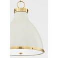 thumbnail image 3 of Hudson Valley Lighting - Painted No. 3 - 2 Light Small Pendant-Aged Brass, 3 of 4