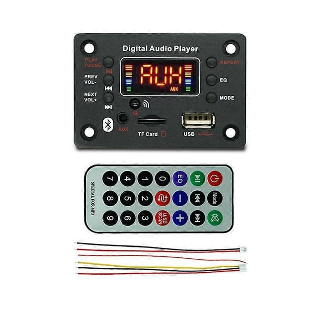 MP3 Player Module Bluetooth-Compatible JQ-N95 with Power Amplifier Decoder Board Amplifier Car FM Ra