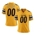 thumbnail image 4 of Camiseta de fútbol americano personalizada de los Pittsburgh Steelers con nombre y número de equipo impresos a medida, regalo para fanáticos, camiseta de fútbol para hombres, mujeres y jóvenes, 4 of 4