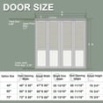 thumbnail image 2 of 72"x80"(2 sets of 36'') Louvered Wood Solid Core Manufactured Wood Bi-Fold Door with Installation Hardware Kit, 2 of 5