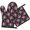 Pioneer Flower Floral Print Pattern-2, variant on Pioneer Flower Floral Print Pattern 1-Pack Oven Mitts Set, Heat Resistant Kitchen Gloves, 7.7" X 12"