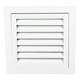 thumbnail image 2 of Rejilla De Suministro De Aire, Buena Ventilación 35x35 Cm Tamaño Exterior 29,5x29,5 Cm Tamaño Interior Fácil Instalación Cubierta De Ventilación A Dos Aguas De aleación De, 2 of 7