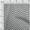 thumbnail image 1 of oneOone Tissu Viscose Georgette Chevron Imprimé Géométrique au Mètre 42 Pouces de Large, 1 of 4