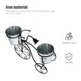 thumbnail image 2 of Flower Stand Holder Pot Bike Metal Planter Garden Rackdisplay Iron Cart Shelf Decoration Frame Outdoor Pots Rustic Style, 2 of 7