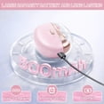 thumbnail image 6 of ILAVYO Electric Nail Clipper, 2-in-1 Trimmer & Polisher with LED Light, Dual Speed for Thick & Thin Nails, USB Rechargeable with Debris Storage, Fingernai Clippers for Seniors, Adult（Pink）, 6 of 9