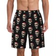 thumbnail image 1 of Summer Board Shorts Men Skeleton Sports Bs Print Custom DIY Board Short Pants Casual Quick Dry Beach Trunks Plus Size, 1 of 5