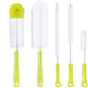 thumbnail image 1 of Juego de cepillos de limpieza para botellas, limpiador de botellas de mango largo para botellas de cerveza de cuello estrecho, botellas de agua deportivas con cepillo de paja, cepillo de limpieza par, 1 of 5