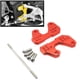 thumbnail image 1 of 1 par de sistemas de reposapiés Cola Base Foot Back Raise Bracket para R3 rojo, 1 of 6