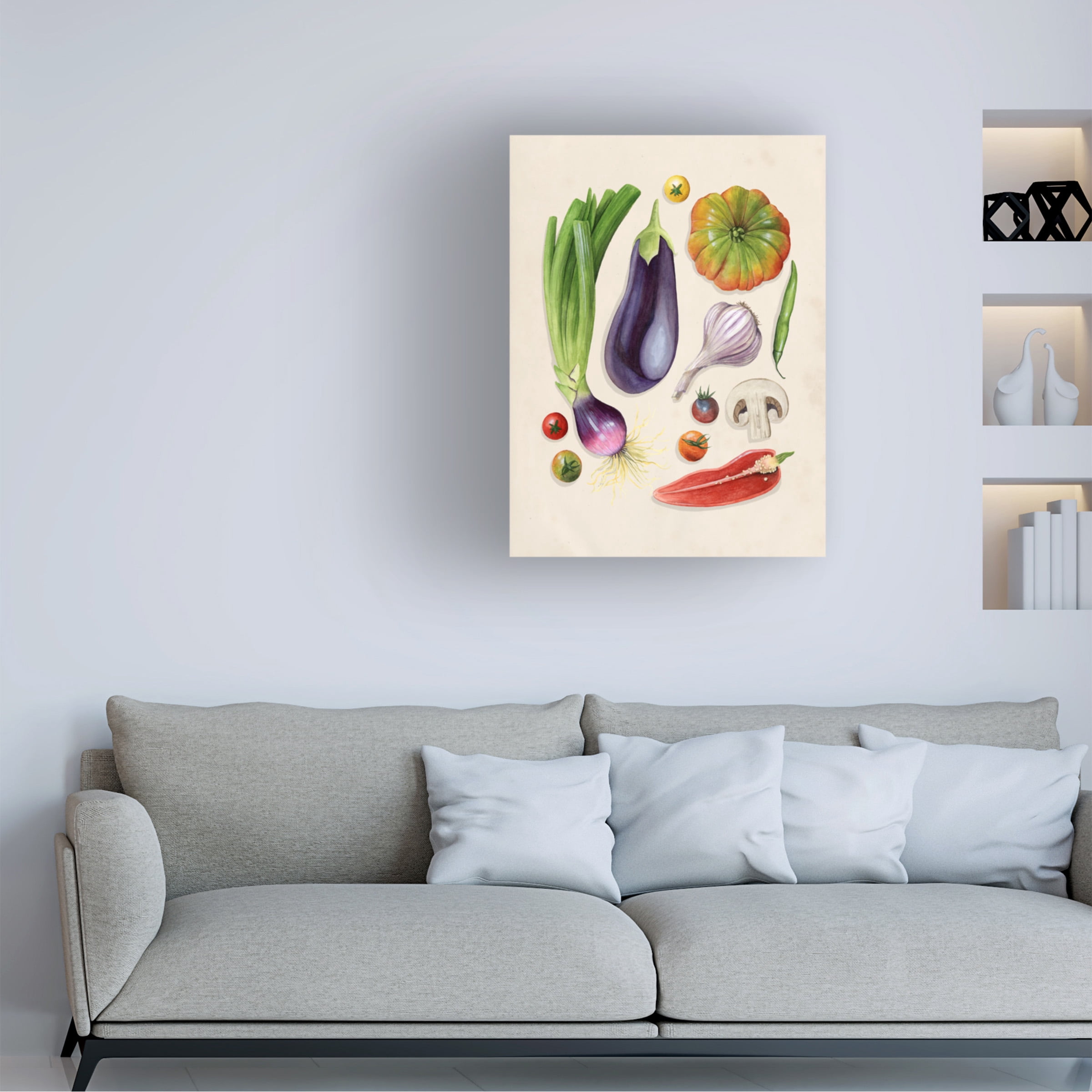 Grace Popp 'Vegetable Garden I' Canvas Art