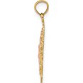 thumbnail image 2 of 14K Two-Tone Two Tone With Lace Trim Crucifix Charm Made In United States k9058, 2 of 5