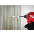 thumbnail image 6 of Milwaukee Tool 1/4" x 4" x 6" SHOCKWAVE Impact Duty Carbide Multi-Material Drill Bit, 6 of 8