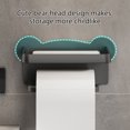 thumbnail image 6 of Holloyiver Toilet Paper Holder with Shelf, Premium SUS304 Stainless Steel Rustproof Adhesive Wall Mounted Toilet Roll Holder, Toilet Tissue Holder for Bathroom Kitchen Washroom, 6 of 8