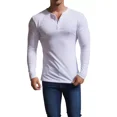 thumbnail image 1 of Playeras John Leopard Henley Ajuste Perfecto Slim Fit Cd, 1 of 5