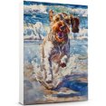 thumbnail image 2 of Spinone Italiano Dog Canvas Wall Art Puppy Print Pet Paintings Artwork, Spinone Italiano Dog Painting Poster Home Decoration Kids Bedroom Decor Framed, 2 of 6