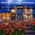 thumbnail image 3 of 2 Pack 2V Outdoor Waterproof Decorative Solar Garden Lights, 3 of 5