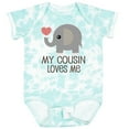 thumbnail image 3 of Inktastic My Cousin Loves Me Boys or Girls Baby Bodysuit, 3 of 5