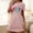 Pink, variant on HaoXianJian Women's T-Shirt Nightgown Short Sleeve Sleepshirts Comfy Ladies Casual Cover Ups Nightdress
