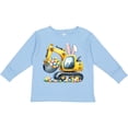thumbnail image 3 of Inktastic Easter Excavator Bunny Ears Egg Hunt Boys or Girls Long Sleeve Toddler T-Shirt, 3 of 5