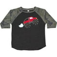 thumbnail image 3 of Inktastic Red Monster Truck Action Boys or Girls Toddler T-Shirt, 3 of 5