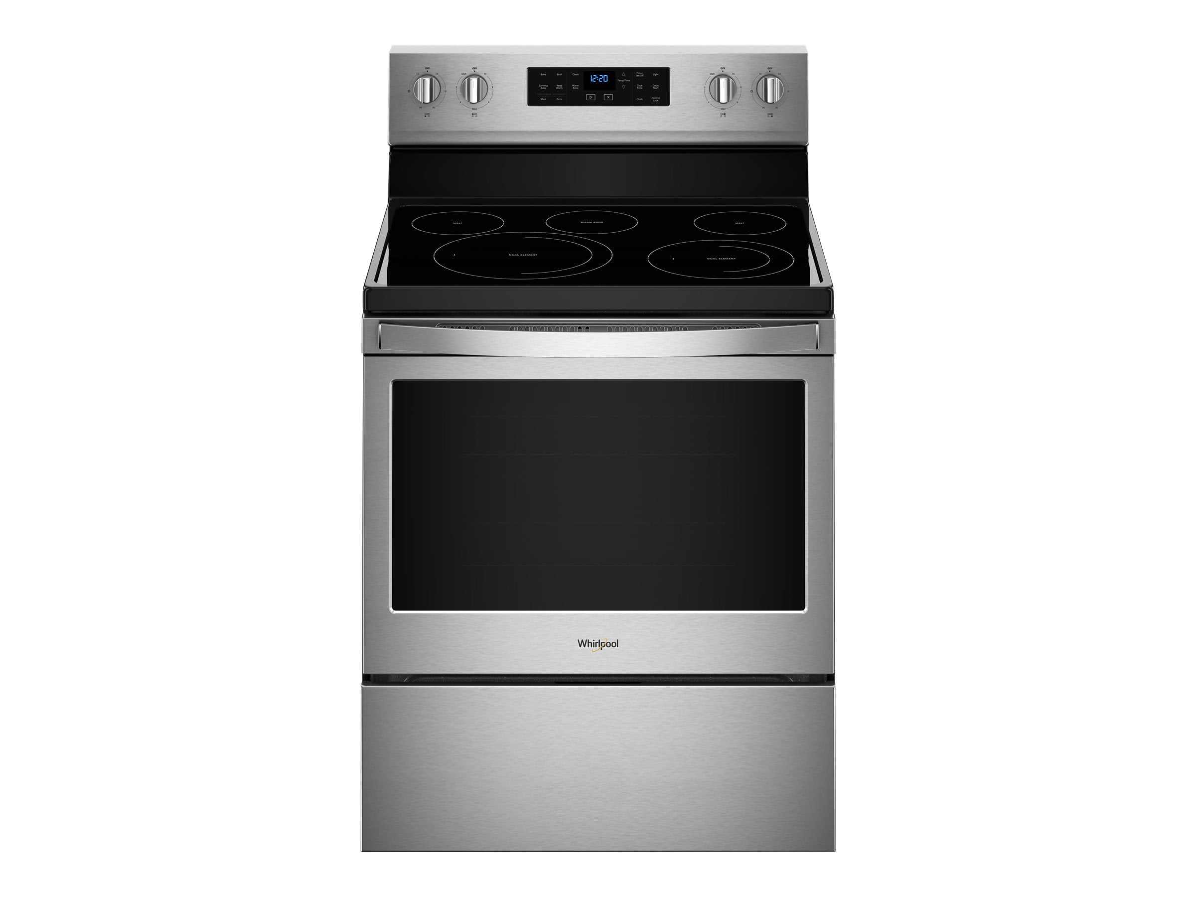 Whirlpool WFE550S0HZ Range freestanding width 29.9 in depth 27.8 in height 36 in