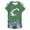 Green, variant on Women's Funny Football Season Graphic Tee Printed T-Shirt for Female Fans Team Apparel