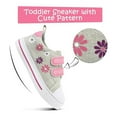 thumbnail image 5 of Bocca Kid's Walking Sneakers Gary Flower Girls Canvas Shoes Size 5, 5 of 5