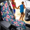 thumbnail image 2 of KUIFORTI Waterproof Car Seat Protector Non-Slip Sweat Towel Seat Cover, Washable for Gym Workouts Running Swimming Hiking, Fits Cars SUVs Trucks Tropical Hibiscus Print, 2 of 7