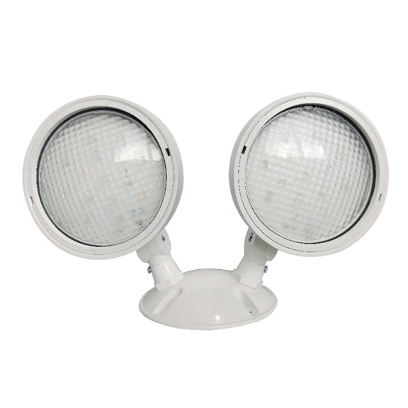 Rp Lighting And Fans Rh20 9" Wet Led Double Remote Head Emergency Light - White