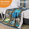 thumbnail image 2 of Shark Gifts for Women Men, Shark Print Fleece Throw Blanket, Soft Cozy Flannel Blankets and Throws for Couch Bed Sofa Living Room Decor, Lightweight Warm Plush Blanket for All Season 50" x 60", 2 of 6