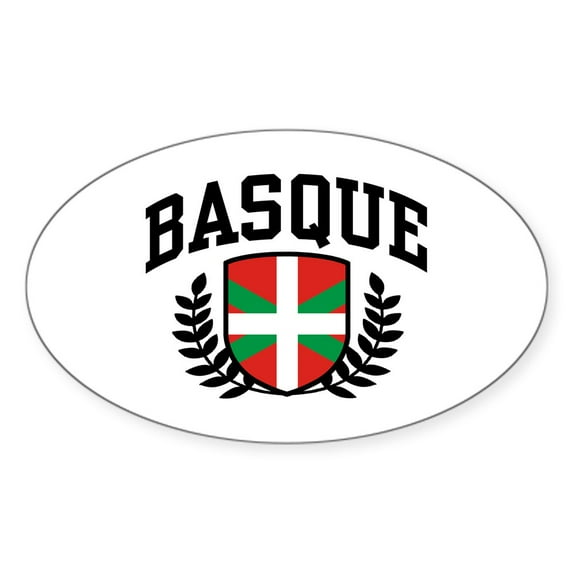 CafePress - Basque - Sticker (Oval)