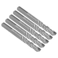 thumbnail image 2 of brocas para martillo rotatorio con punta de carburo cementado, espiral de 2 flautas, broca de impacto para ladrillo y piedra, 110 mm, 12 mm/0,47 pulgadas de diámetro abierto., 2 of 14