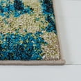 thumbnail image 3 of Safavieh Glacier Landen Abstract Runner Rug, Navy/Green, 2'3" x 6', 3 of 10