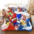 thumbnail image 1 of Fortnite Duvet Cover 3D Cartoon Game Printed Bedding Set Children's Room Breathable Bed Quilt Cover Polyester Bedding Set 3Pcs, 1 of 5