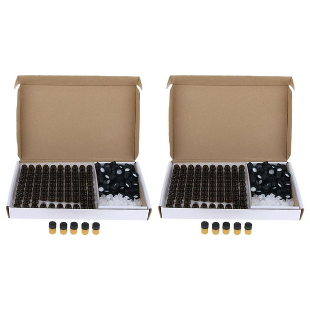 Venta Al Por Mayor 200 Juegos de de Vacías de 1 Ml con Frascos con Reductor de Orificio shamjiam Mini botellas de aceite esencial