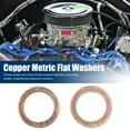 thumbnail image 2 of 14mm Inner Dia Copper Crush Washers Flat Car Sealing Gaskets Rings 50pcs, 2 of 4