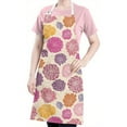 thumbnail image 5 of Pioneer Flower Floral Print Pattern Apron-Garden Aprons for Women with Pockets-Cotton Linen Waterproof Kitchen Cooking Gardening Aprons Adjustable for Kitchen,Cooking,BBQ and Salon 33x27 Inch, 5 of 7