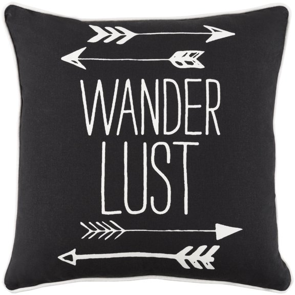 Artistic Weavers Glyph Wanderlust 18" x 18" Pillow (with Down Fill)