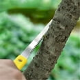 thumbnail image 6 of Ikeay Outdoor Portable Hand Saw 9 Inch Household Garden Small Hand Saw Rugged Triple Tooth Steel Mini Hand Saw with 3 Rugged for Camping Pruning Backpacking Outdoors,Fine-Tooth Saw, 6 of 8