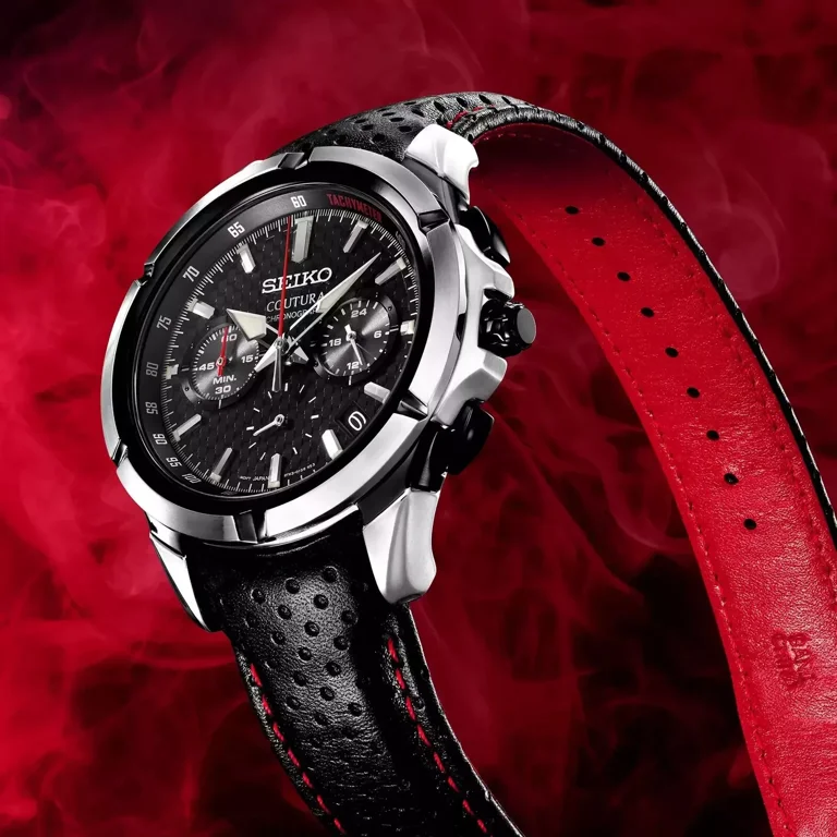 Seiko Coutura Quartz Chronograph 42.0 mm Black Dial Men s Watch SSB437 Walmart
